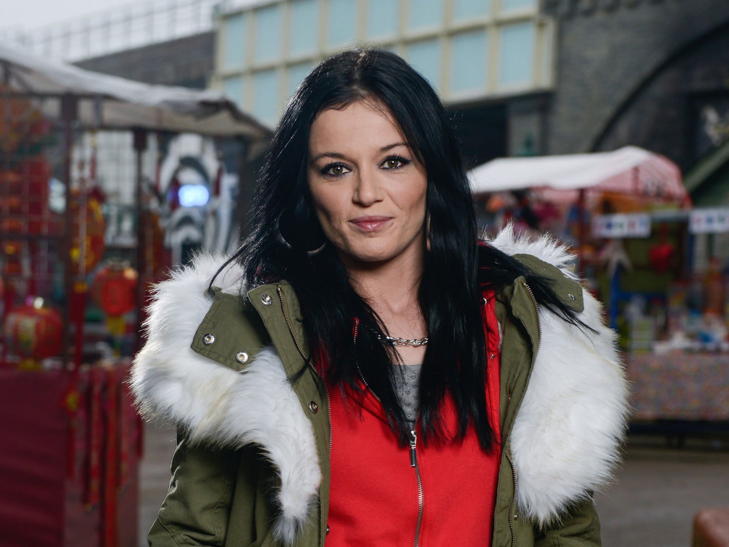 Katie Jarvis as Hayley Slater in BBC One's EastEnders