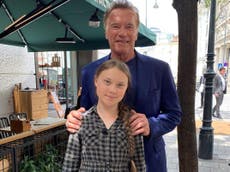 Arnold Schwarzenegger praises Greta Thunberg’s ‘compelling message’