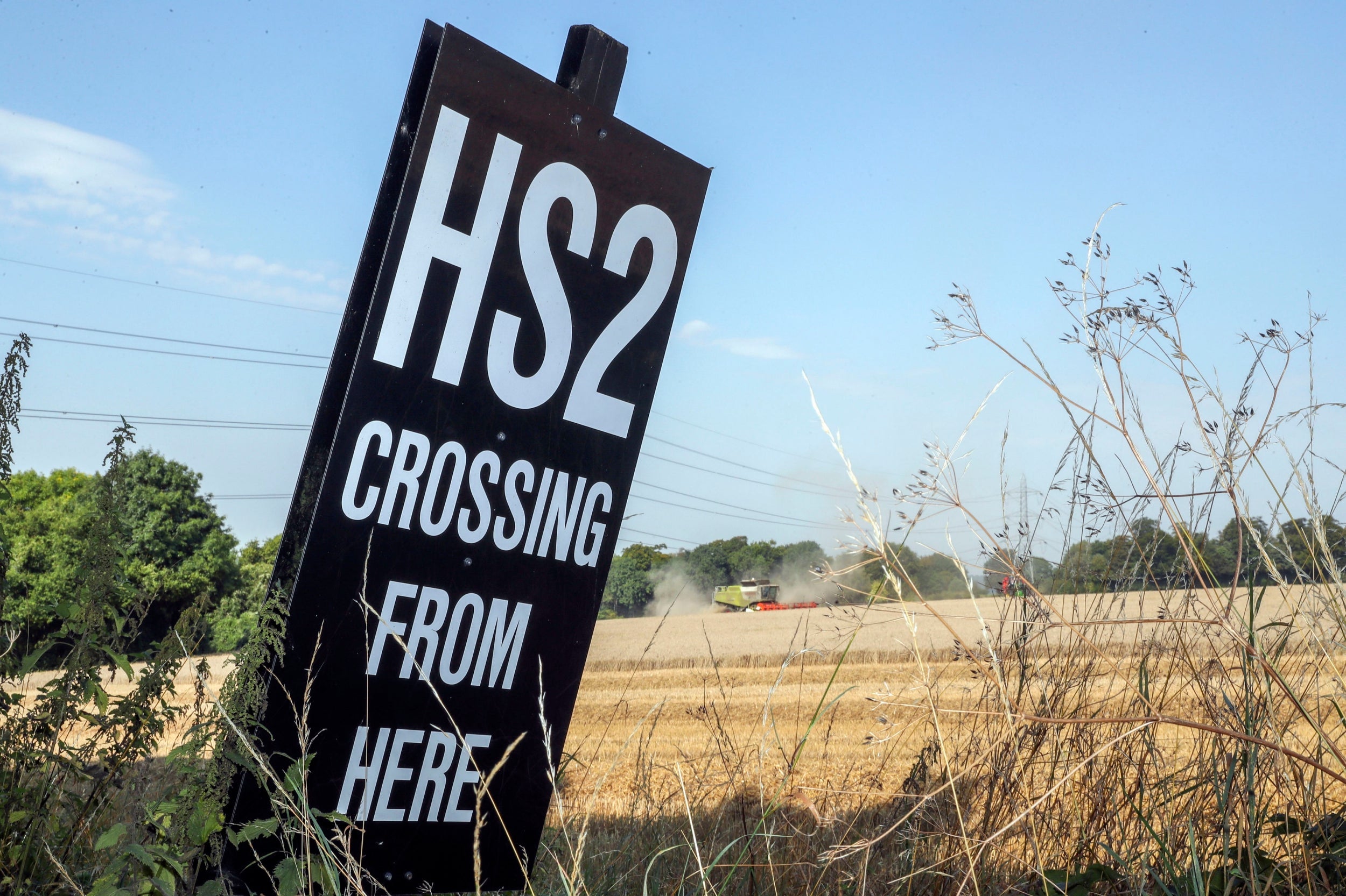 The HS2 project has saddled the government with £2.1bn in unexpected costs
