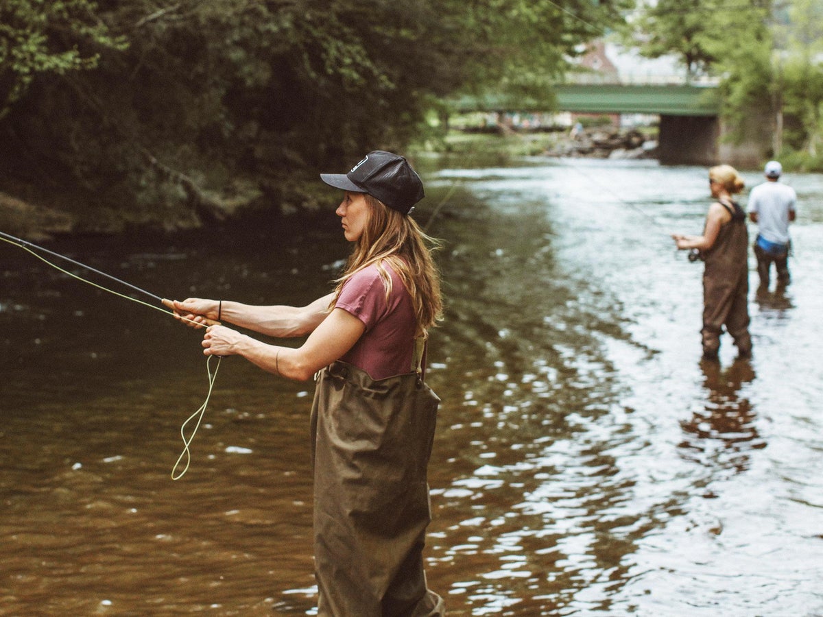 Classic College-style Fly Fishing T-Shirt