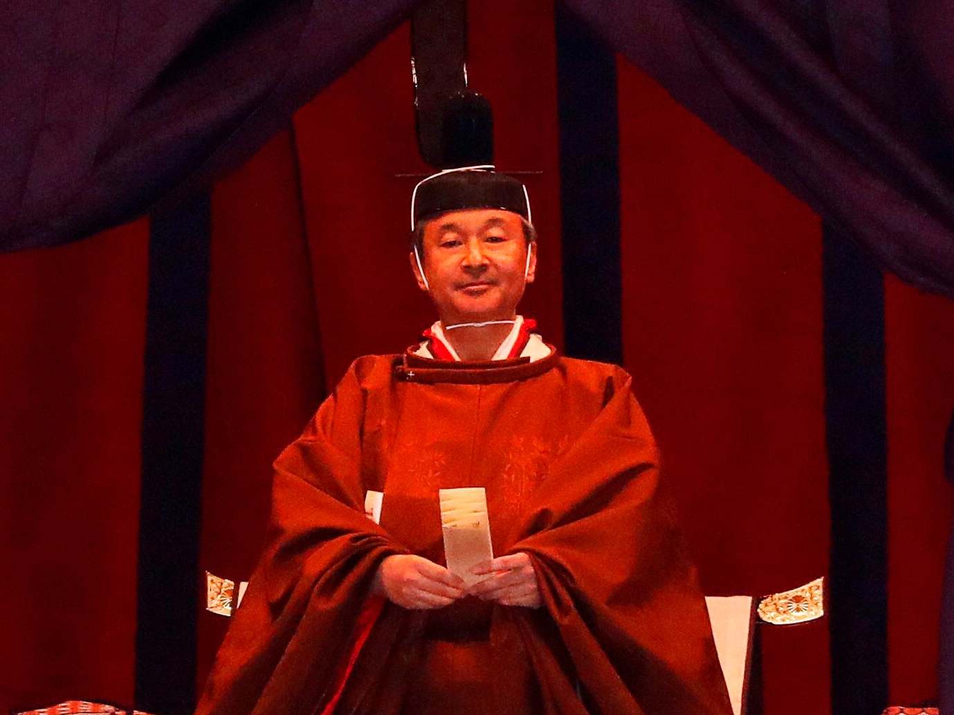 Emperor Naruhito officially proclaims his ascension to the throne
