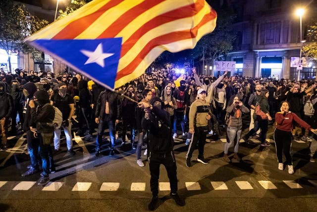 Protests in Catalonia have caused disruption to the La Liga schedule