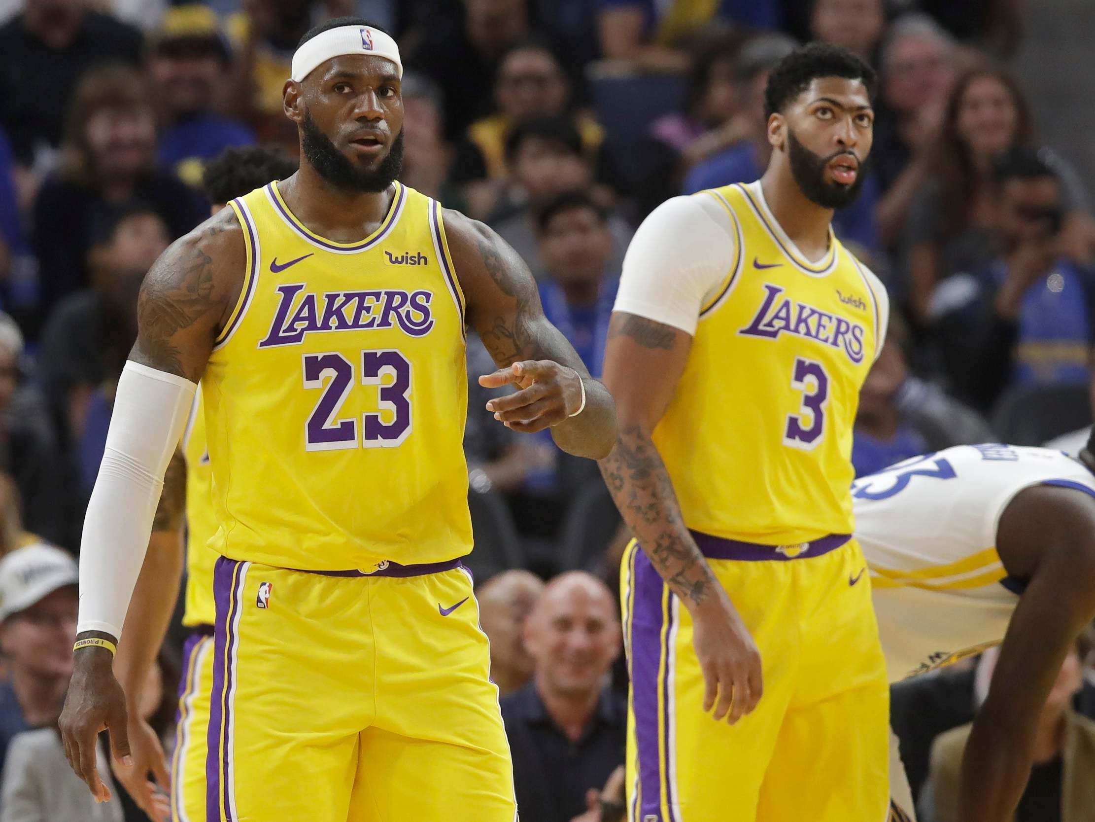 James and Anthony Davis are part of a new-look Lakers team