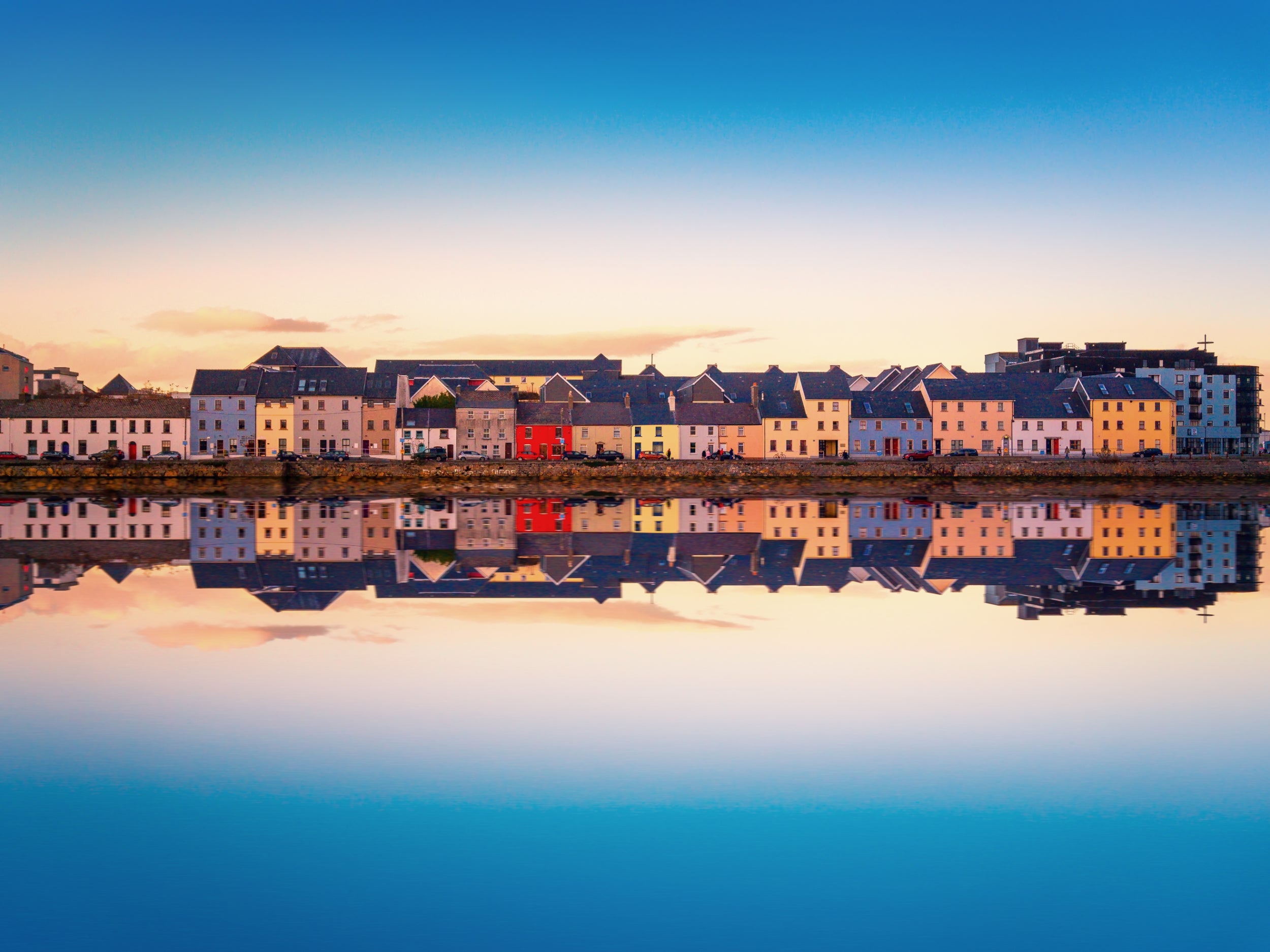 Sunset over the Claddagh, Galway