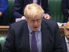Johnson slams brakes on his Brexit deal after MPs reject timetable