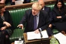 MPs vote down Boris Johnson’s bid to ram Brexit bill through Commons