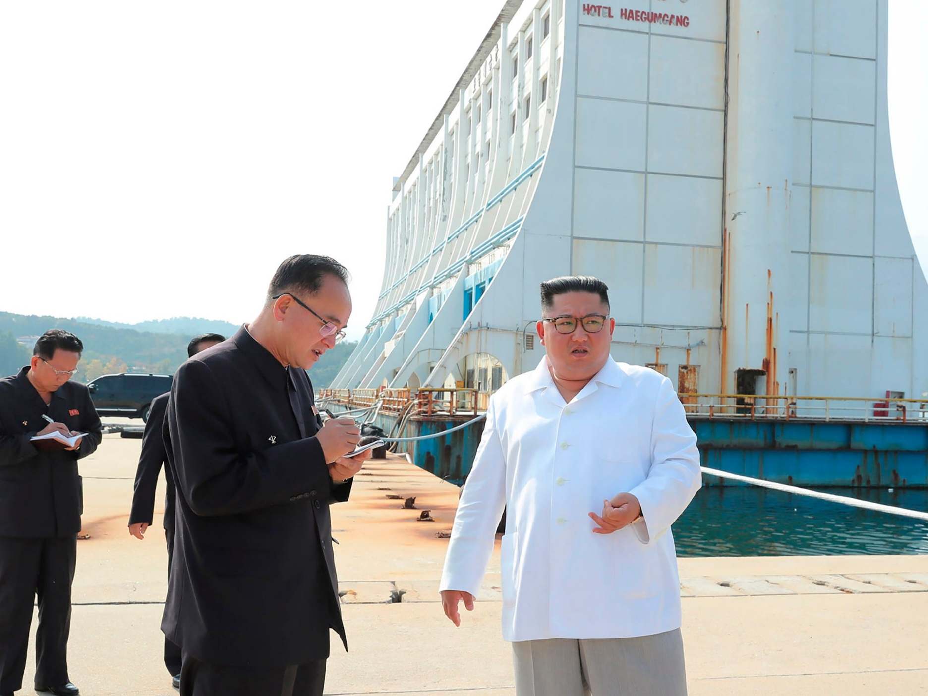Kim Jong-un visits the Mount Kumgang resort