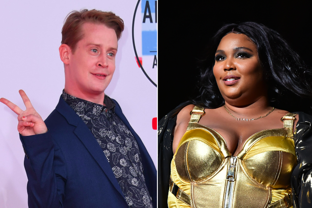 Macaulay Culkin attempted the sprinkler dance move with Lizzo