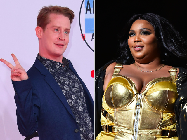 Macaulay Culkin attempted the sprinkler dance move with Lizzo