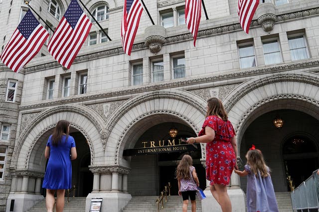 Trump International Hotel in DC is a popular hangout for the president's Republican allies