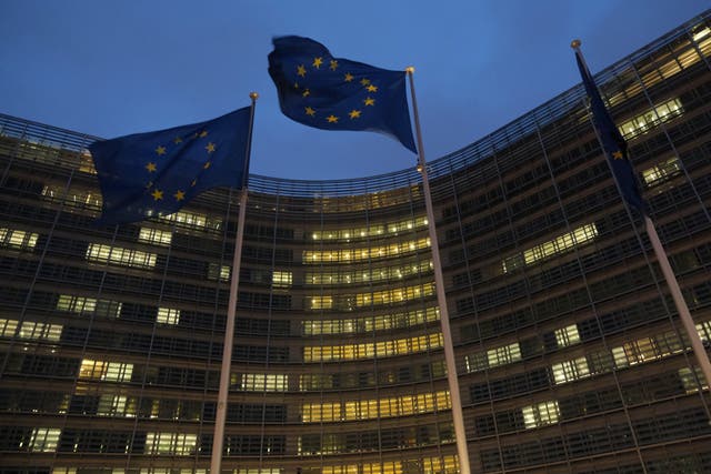 <p>The European Commission headquarters in Brussels, where negotiations are taking place this week</p>