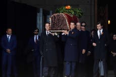 Divided over a dictator, Spain exhumes Franco’s remains