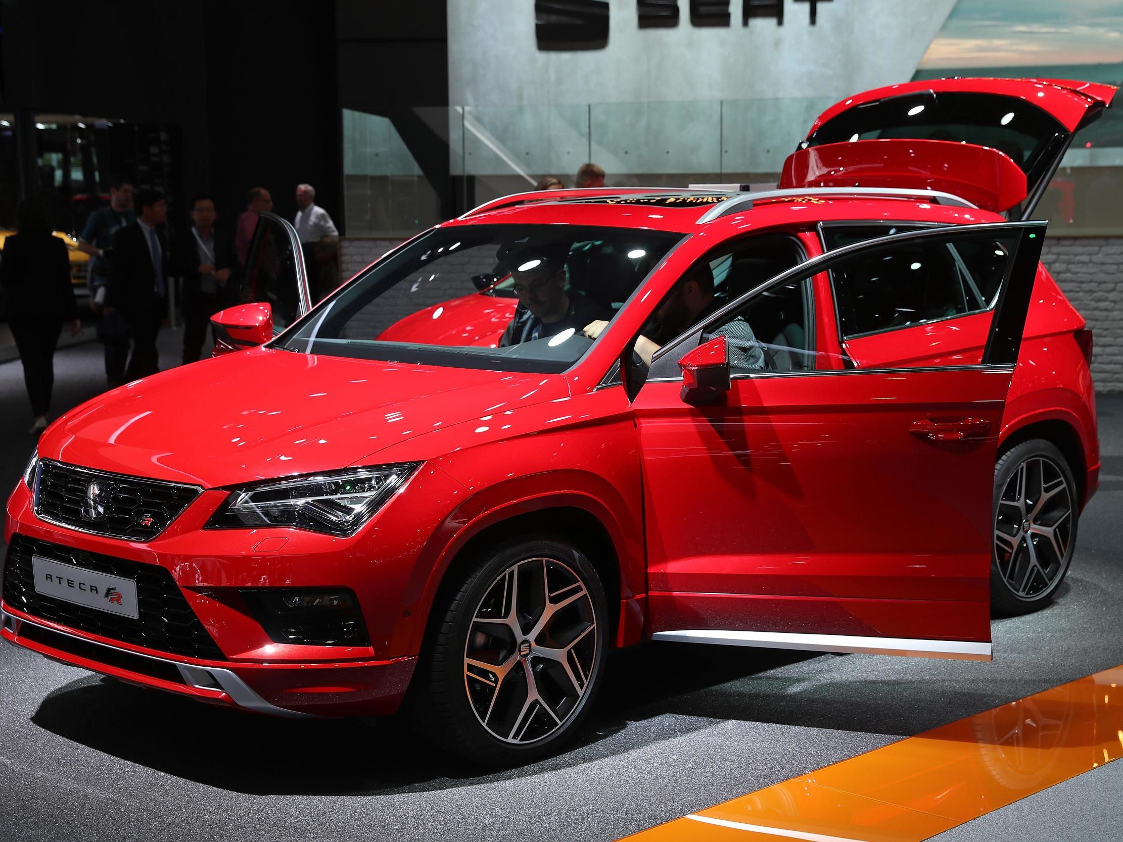 Seat Ateca SUV on display at the 2017 Frankfurt Auto Show
