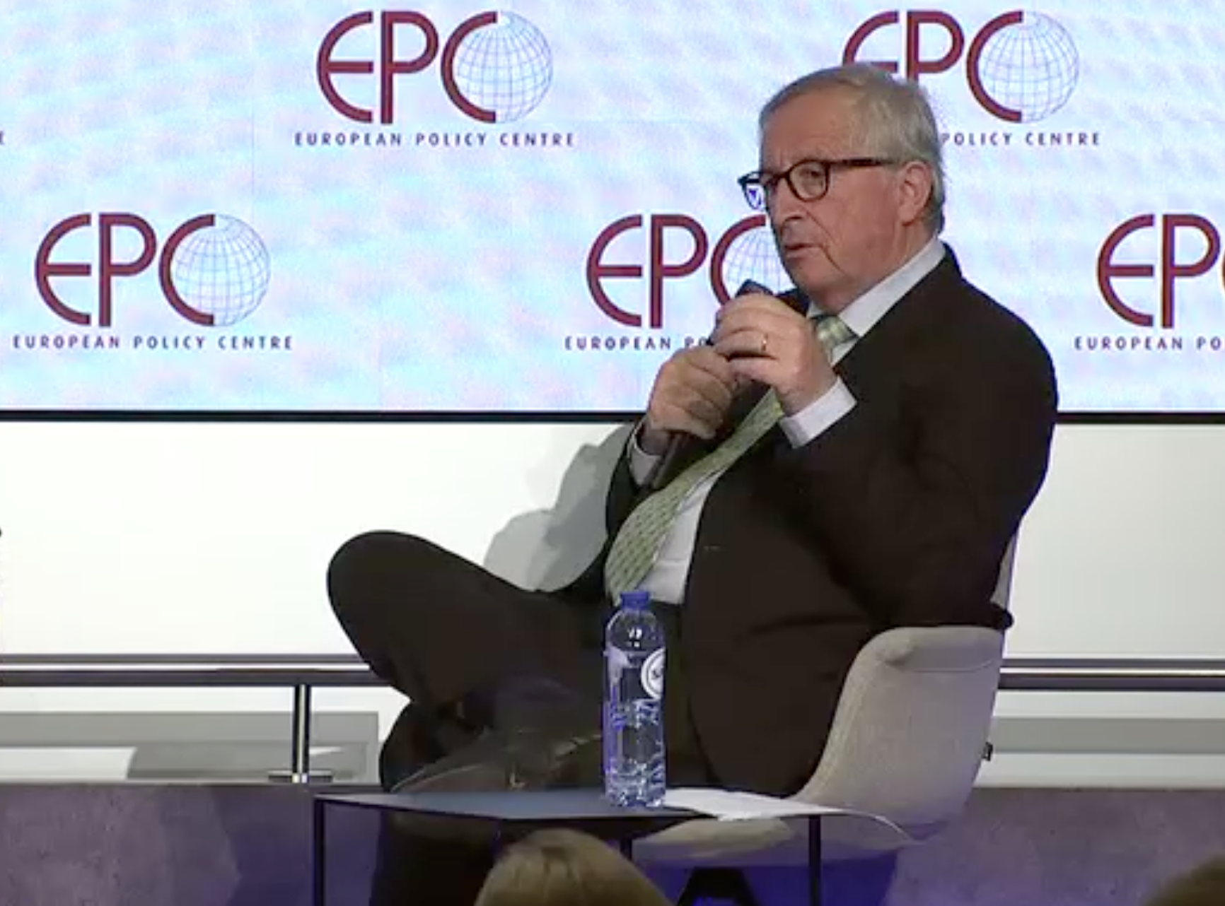 Mr Juncker was speaking at a think tank in Brussels on Thursday
