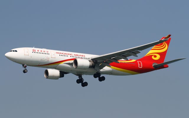 A Hong Kong Airlines flight was delayed by four hours when somebody shouted 'bomb' before take-off
