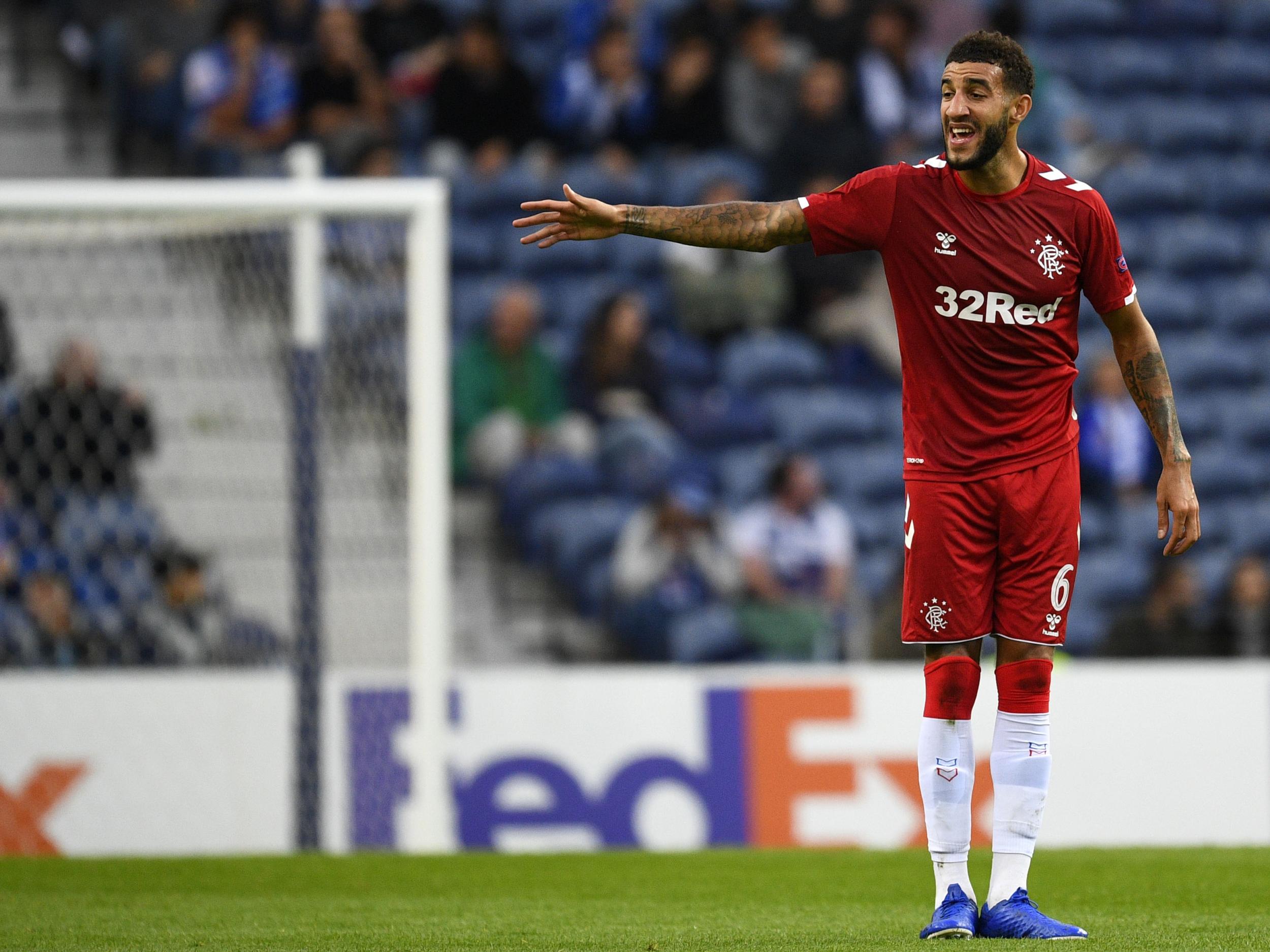 Defender Connor Goldson claimed he had a variety of objects thrown at him during the game