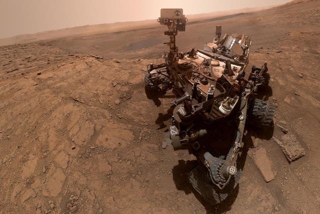 NASA's Curiosity rover took this selfie on Oct. 11, 2019, the 2,553rd Martian day, or sol, of its mission