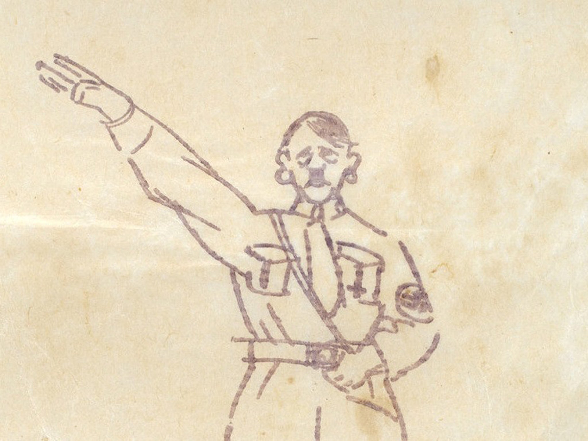 Гитлер с бумагами