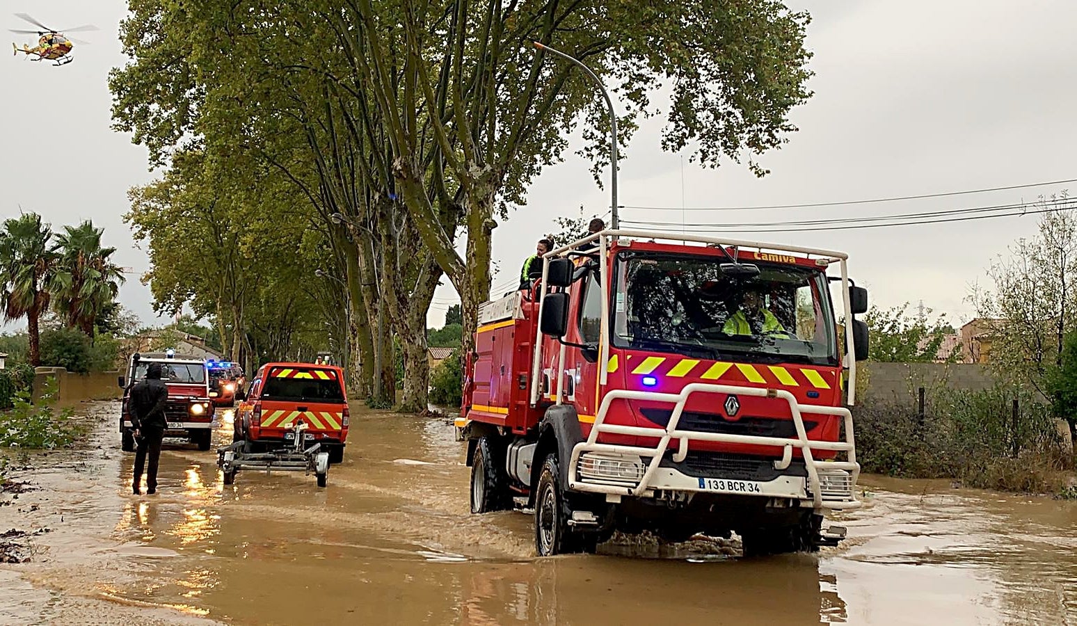 British woman is one of three confirmed dead as severe flooding hits the south of France
