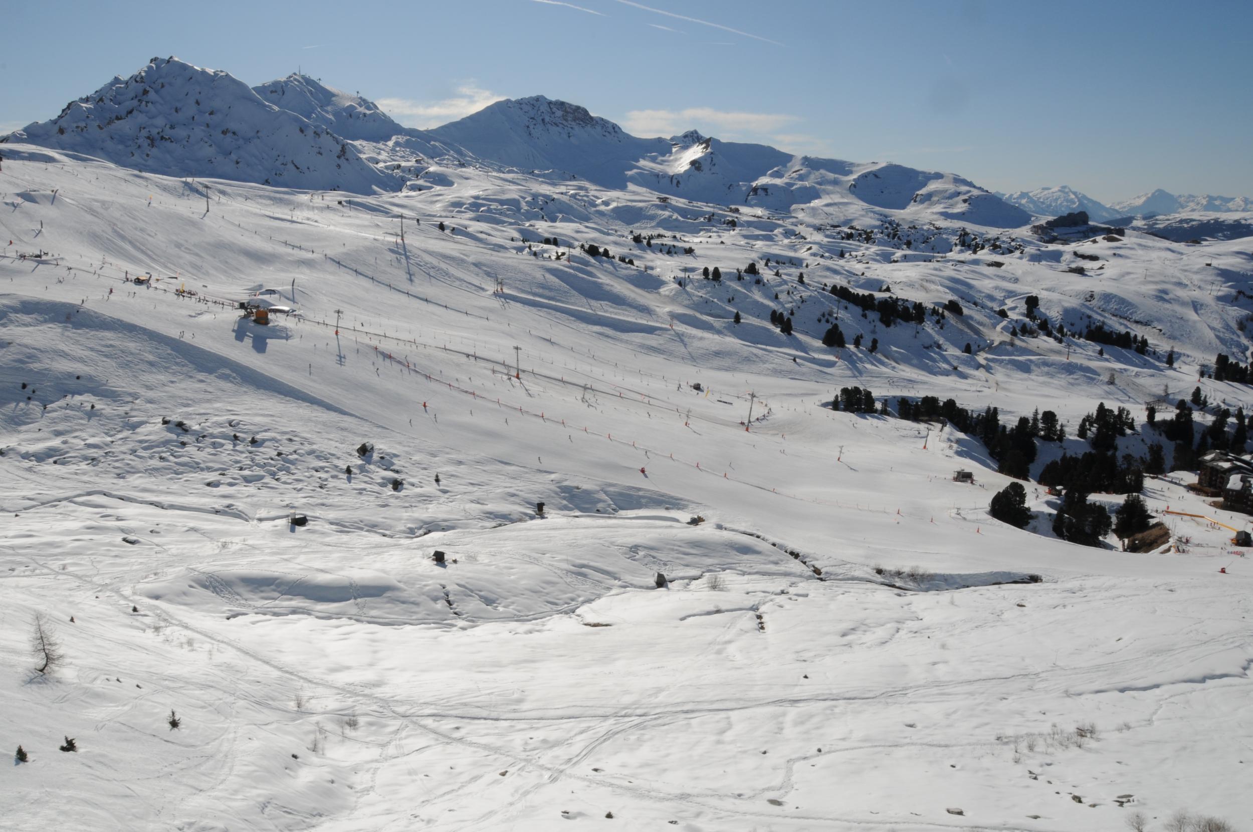 La Plagne has a big choice of nursery slopes