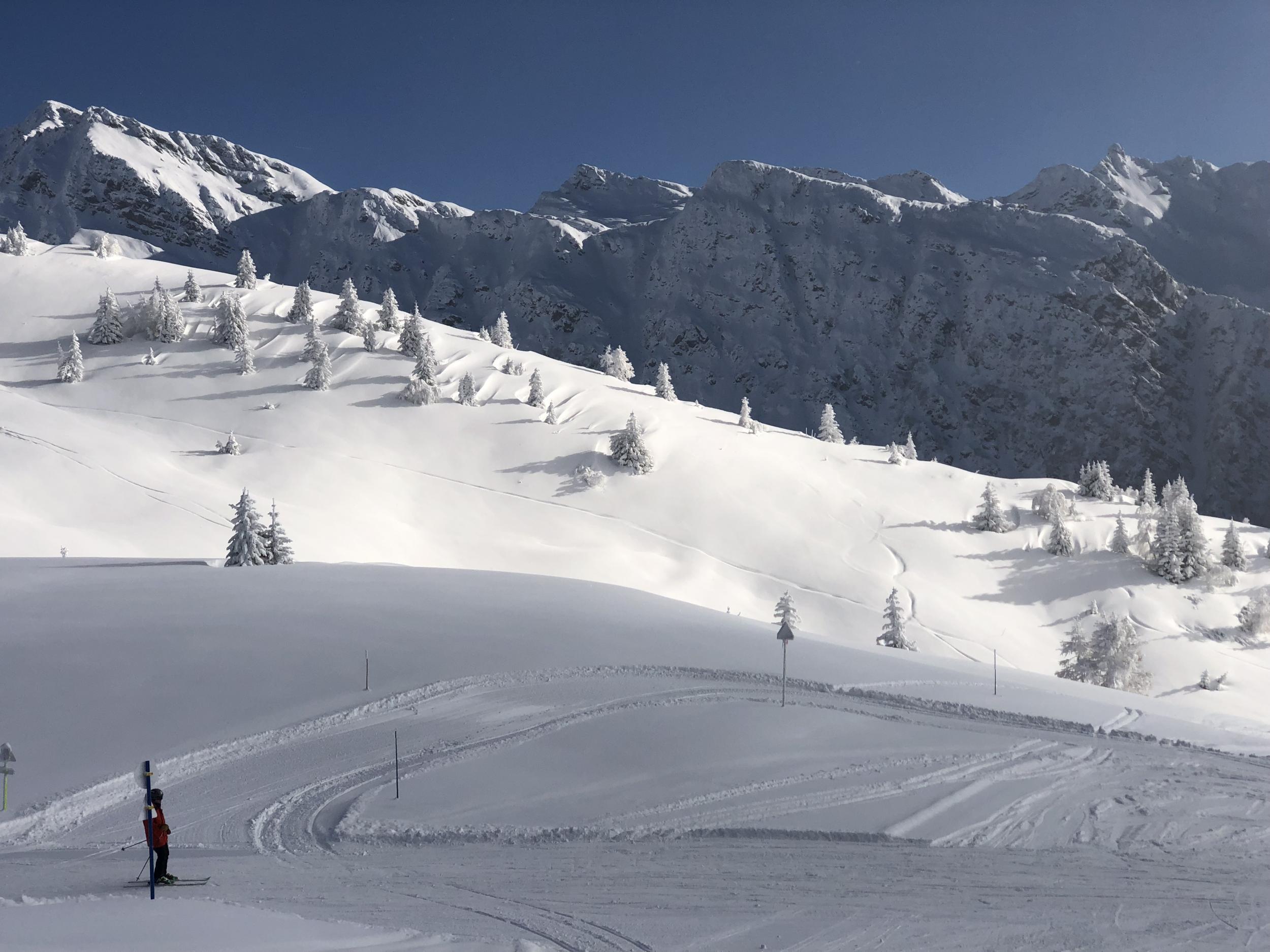 La Rosiere connects to La Thuile in Italy