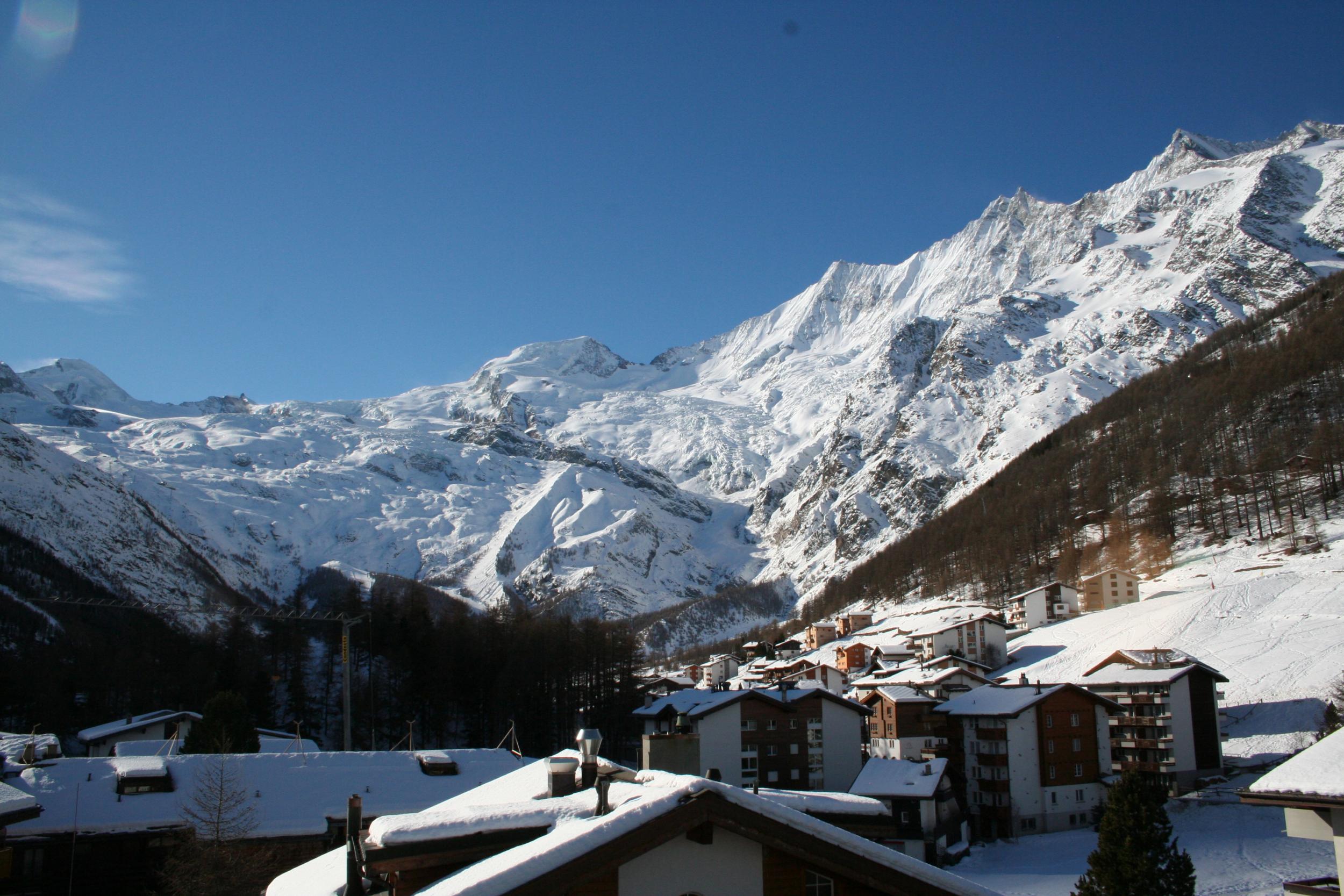 Saas Fee offers high, snowsure slopes