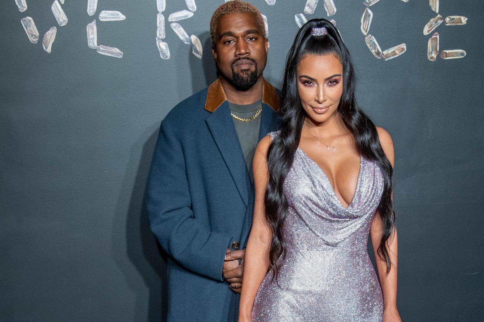 Kim Kardashian says Kanye West has banned North from wearing makeup (Getty)
