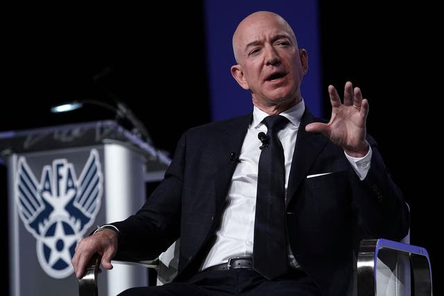 Jeff Bezos may lose title as richest person in the world (Getty)