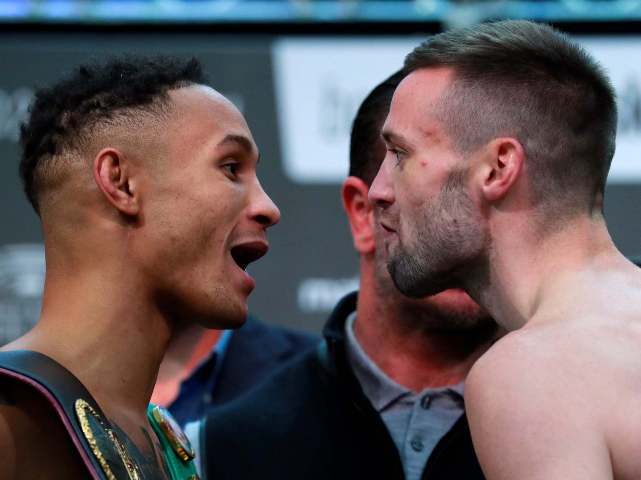 Prograis and Taylor go at it at the face-off