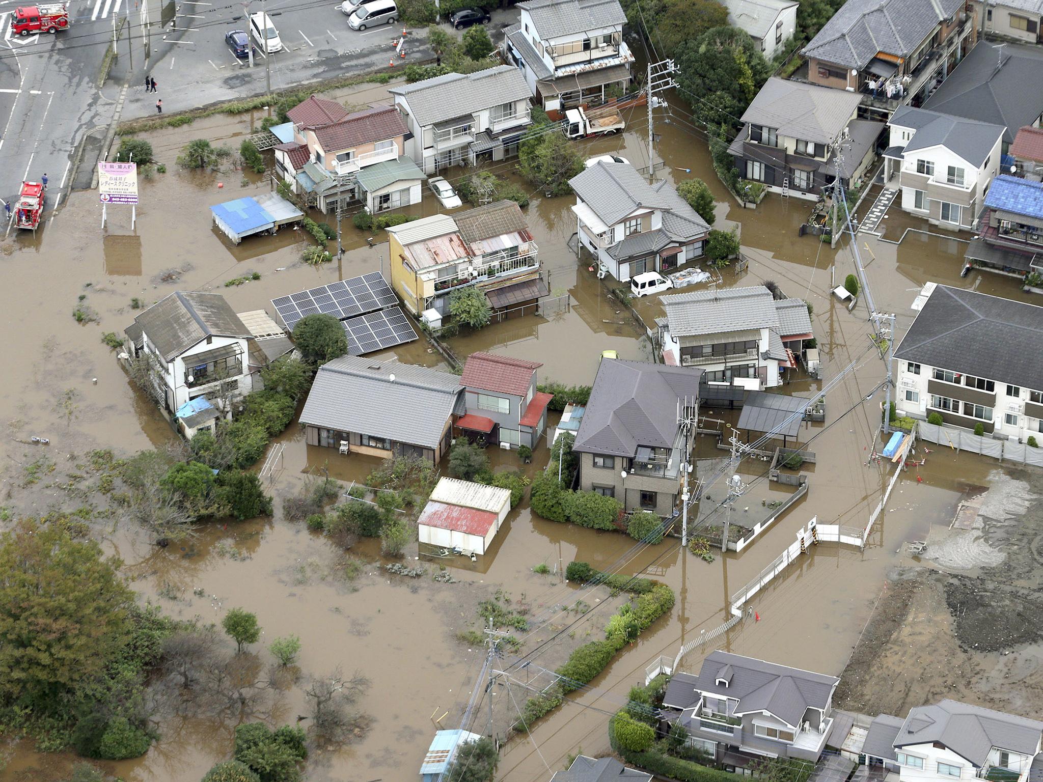 Around 4,700 homes have been left without running water in Chiba