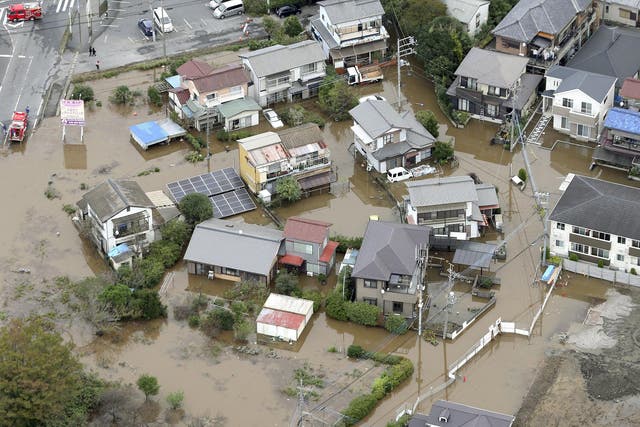 Around 4,700 homes have been left without running water in Chiba