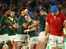 South Africa to play England in Rugby World Cup final