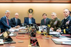 Anomalies in Trump situation room photo spark conspiracy theories