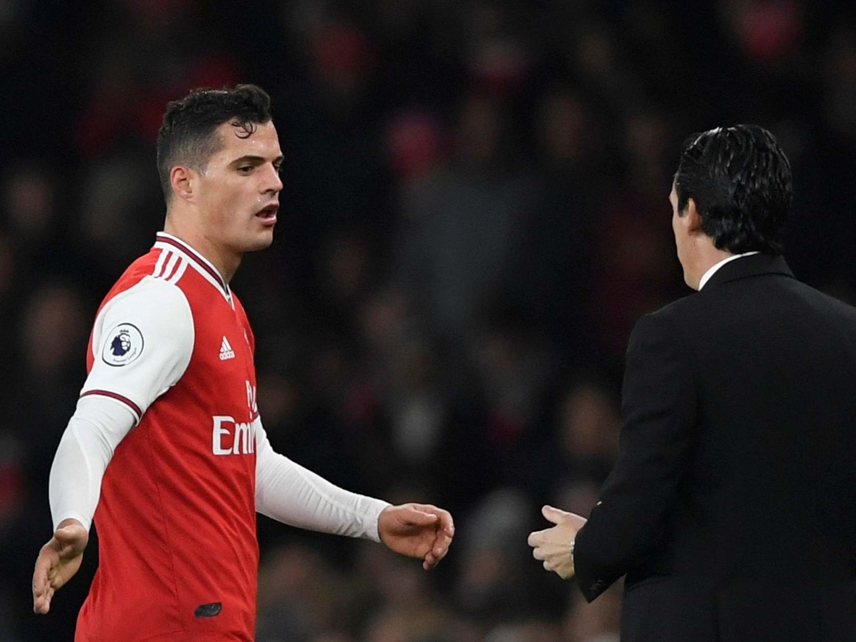 Xhaka is booed after being taken off