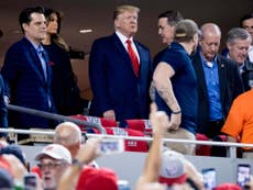 Trump leaves baseball game early after being booed