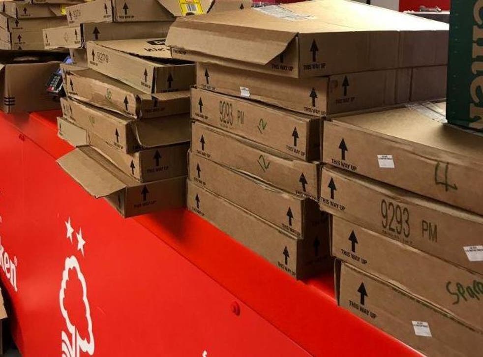 Nottingham Forest donated food to a homelessness charity