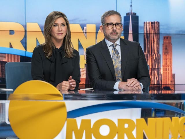 Desperate to be 'About Something': Jennifer Aniston and Steve Carell in The Morning Show