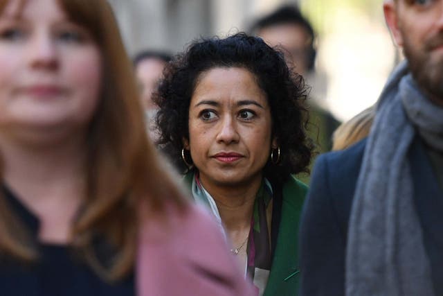 BBC presenter Samira Ahmed who is taking the corporation to a tribunal over equal pay