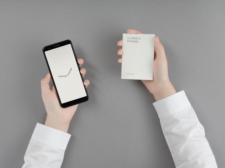 Google's newest phone is just a piece of paper