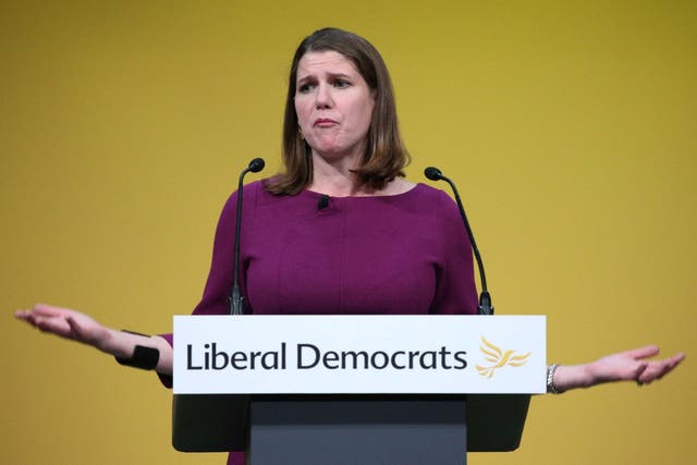 Is it something I said? Liberal Democrat leader Jo Swinson is being excluded from the ITV leaders’ debate