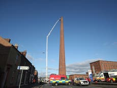 Man dies at top of Carlisle’s Dixon’s Chimney after getting ‘trapped’ 