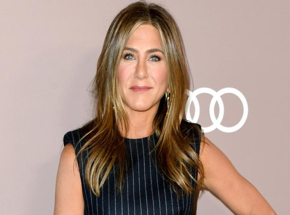 Friends Jennifer Aniston Lesbian Porn - Jennifer Aniston tells Ellen DeGeneres she and Friends co-stars are working  on 'something' together | The Independent | The Independent
