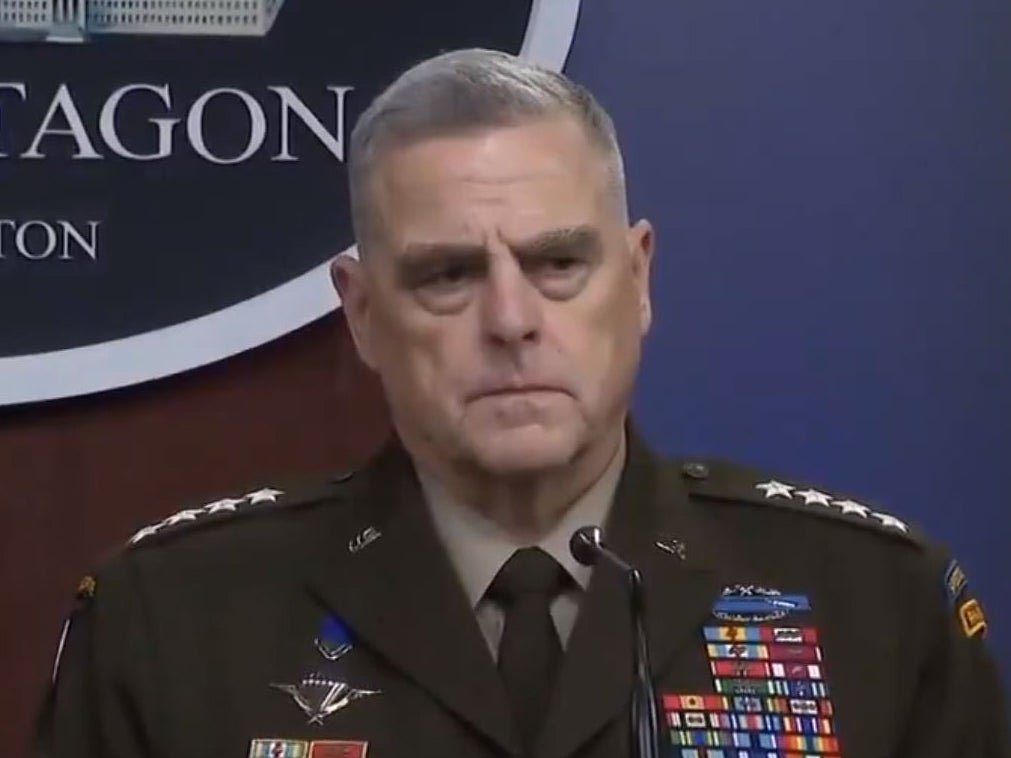 Top general unsure where Trump got description of Isis chief 'whimpering and crying'