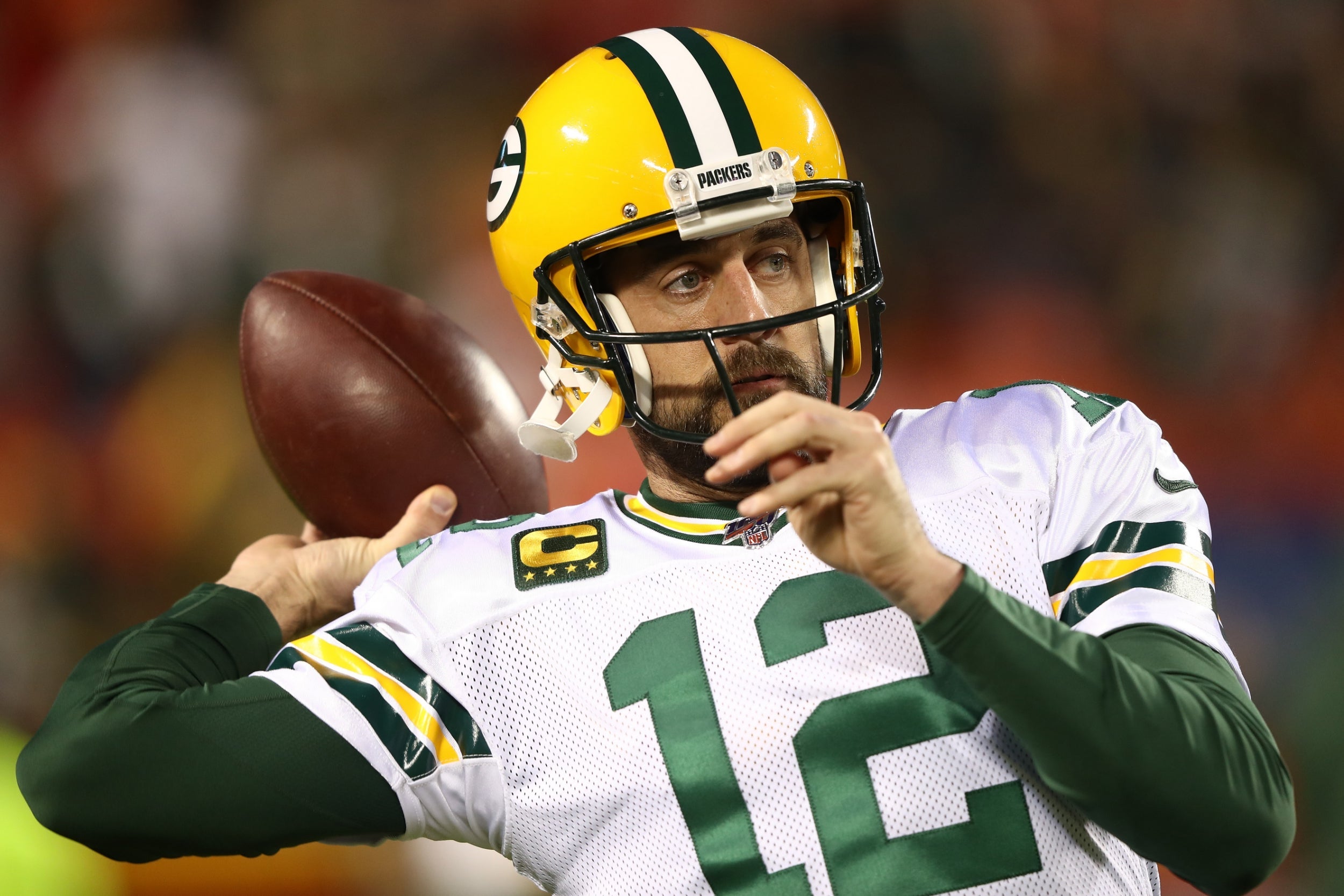 Rodgers is a leading candidate to win his third MVP (Getty)