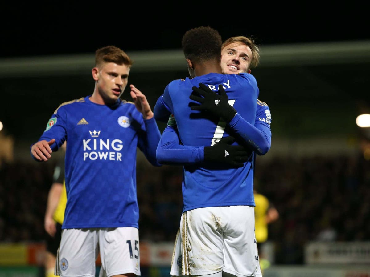 Leicester Deny Burton Another Fairy Tale As Everton And Oxford Advance The Independent The Independent