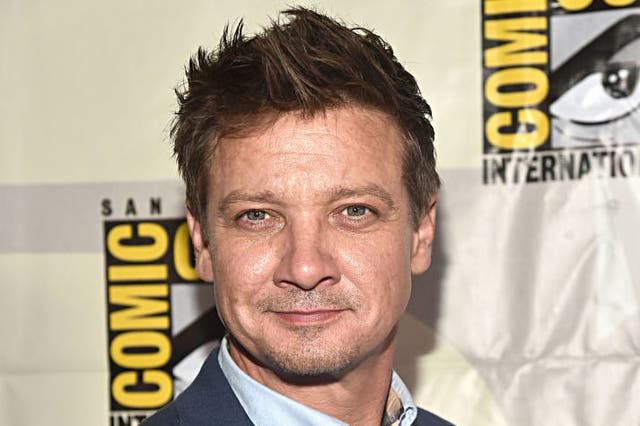 Jeremy Renner at the San Diego Comic Con in July 2019