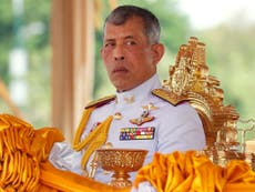 Thailand’s king fires royal bedroom guards for ‘adultery’
