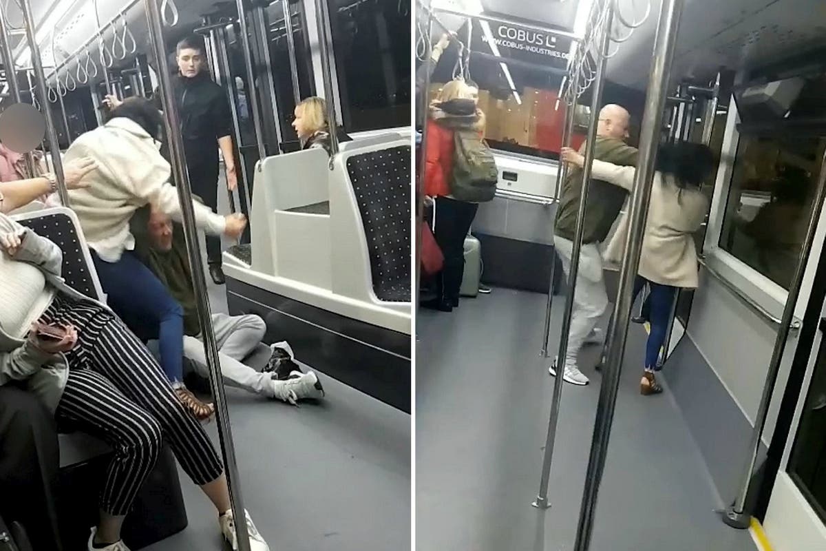 Fight breaks out between ‘drunk couple’ on airport shuttle bus