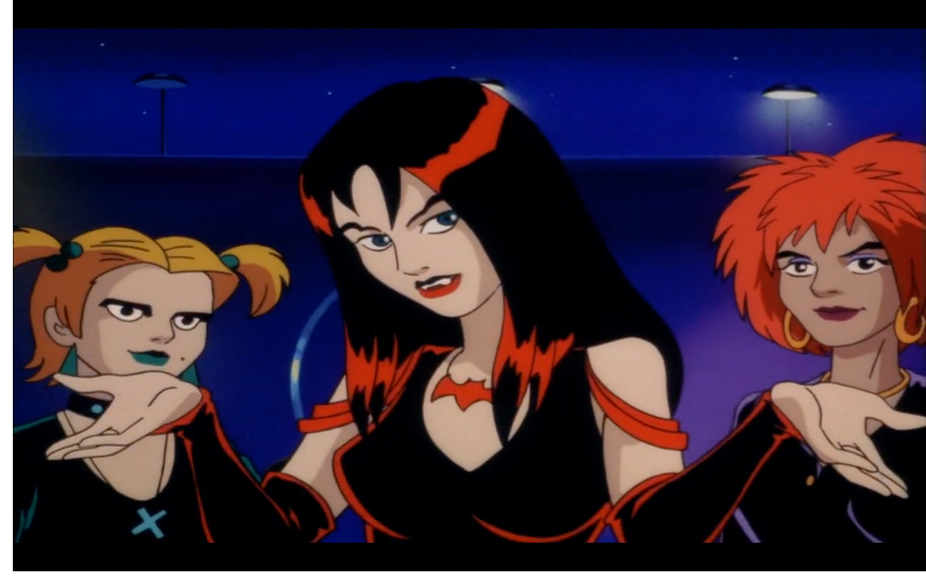Dusk, Thorn and Luna of the Hex Girls in ‘Scooby-Doo and the Witch’s Ghost’ (1999)