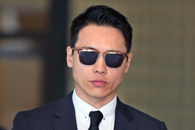Yunxiang Gao arrives at a court in Sydney